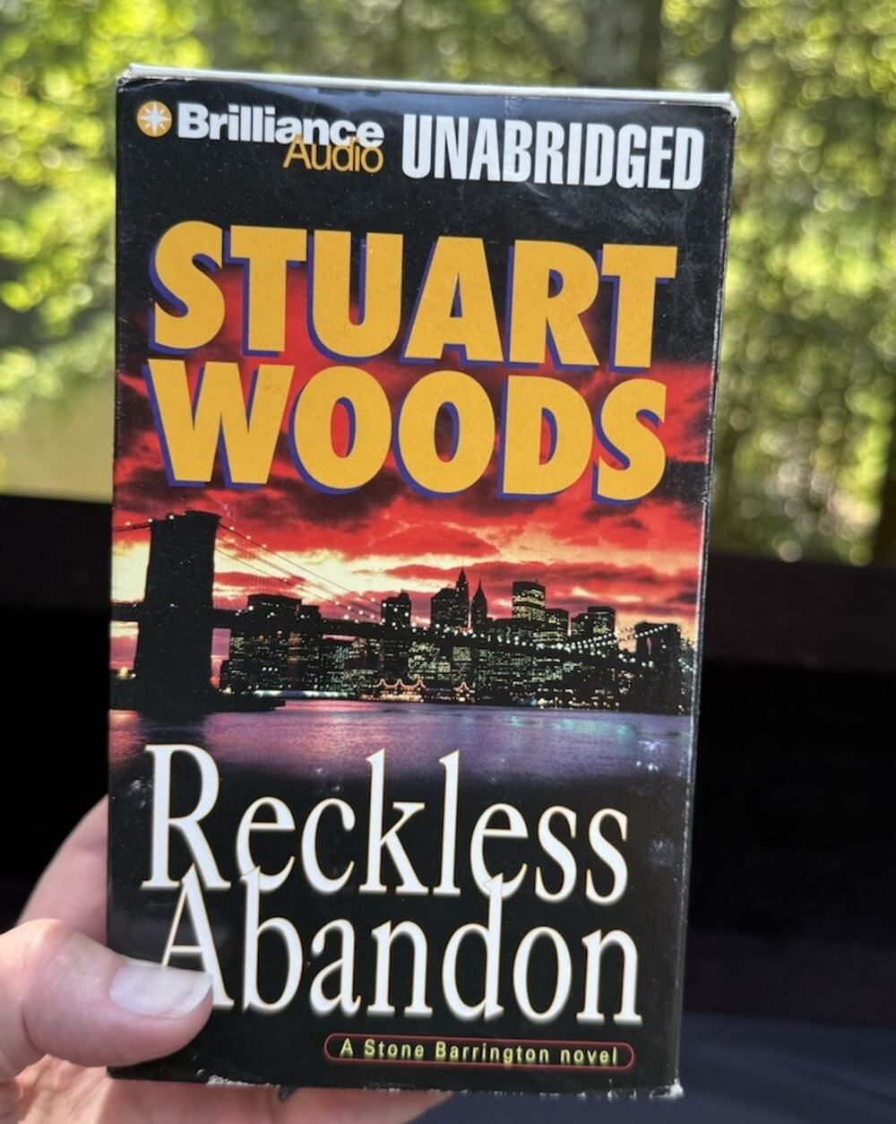 Stuart Woods Reckless Abandon Unabridged Audio Book On Cassette EUC -B2